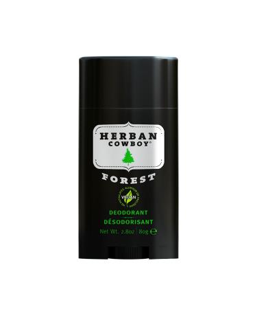 Herban Cowboy Forest Aloe Infused Deodorant with Hints of Cedar Mandarin and Black Pepper (2.8 oz) Forest 2.8 Ounce (Pack of 1)