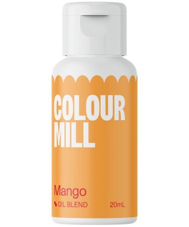 Color Mill Oil Blend Food coloring on an oil -based mango - Food colors for chocolate fondant cupcakes cake baking macaron - food coloring for tortendeco - 20ml mango 20 ml