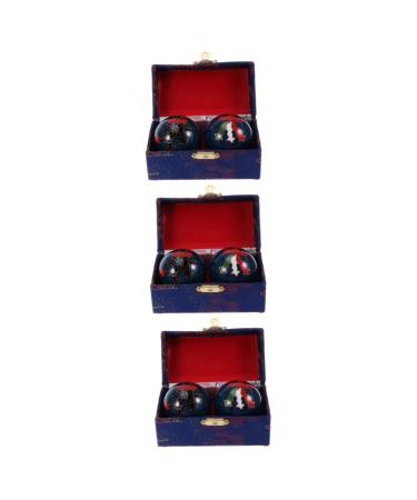 Healeved 3st Baoding Balls with Glockenspiel Chinese relaxing balls Asian meditation balls Chinese exercise Chinese health balls fitness massage roll the ball