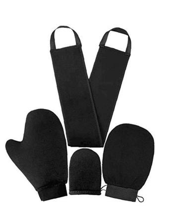 TOSSPER 4 in 1 Tanning Lotion Applicator Self Tanner Mitt Kit Self Tanner Back Tan Applicator