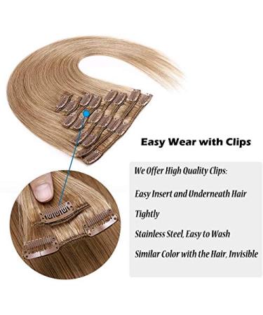 SEGO 10 Real Human Hair Extensions - Clip In 8 PCS for Volume & Length - Buy Online on GoSupps.com