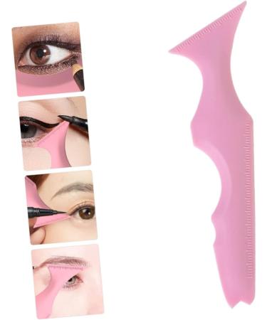 FOMIYES 2pcs Silicone Beauty Ruler Stamp Eyeliner Eye Makeup Girl Stickers Silicone Eyeliner Pads Eyeliner Stamp Mascara Lash Guard Silicone Eyeliner Girl Makeup Tools Pink 15X4.15CMx2pcs Pinkx2pcs - Buy Online on GoSupps.com