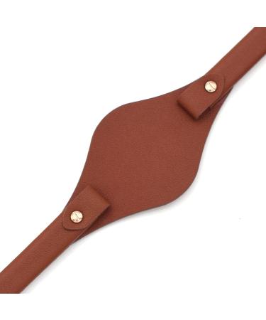 Genuine Leather Watch Strap for Fossil ES3148 ES4119 ES4176 ES3262 ES3077 - 8mm Spring Bar Replacement (Brown-2 - Buy Online on GoSupps.com
