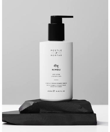 Pestle & Mortar Nimbu Body Lotion Sweet Almond Oil Body Moisturiser with ceramide-enriched and niacinamide Normal to Dry Skin 250ml - Buy Online on GoSupps.com