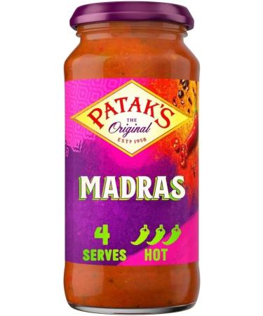 Curry Sauce Bundle with Patak Jalfrezi Curry Sauce Jar 450g Madras Sauce Jar 450g and Rogan Josh Sauce Jar 450g (3 Pack) - Buy Online on GoSupps.com