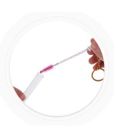 FOMIYES 10 Pcs Keychain Mascara Brush Mascarades for Women Diamond Mascara Wands with Tube Test Tube Crystal - Buy Online on GoSupps.com