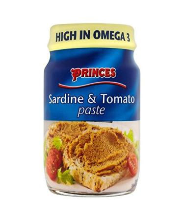 Princes Sardine & Tomato Paste 75g (Pack of 4)