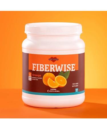 Fiberwise Orange Canister Supplement - Gluten Free | 30 Servings, 8g Sugar | High Fiber Drink - Buy Online on GoSupps.com