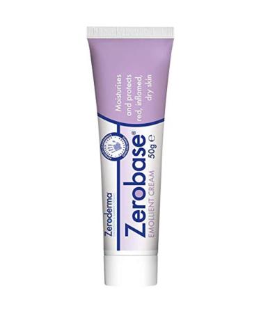 Zeroderma Zerobase Emollient Cream 50g Softens Moisturises And Protects Dry Skin Helps Restore The Skin Barrier 50 g (Pack of 1) single