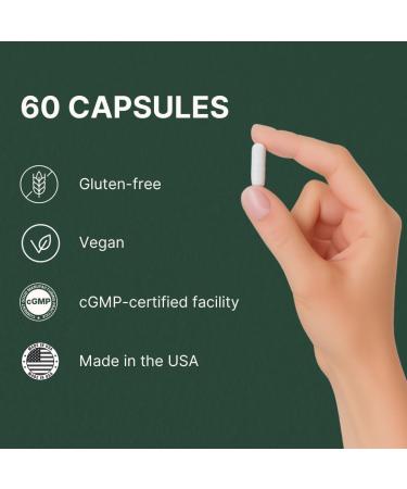 L-Ergothioneine 60 Capsules per Bottle Cellulare Anti-aginge Absolute Formula Anti-Aging Support Cell Renewal Ergothioneine Heart Health & Brain Supplement Lab Tested Made in USA 0.5mg/CPS. (60) - Buy Online on GoSupps.com