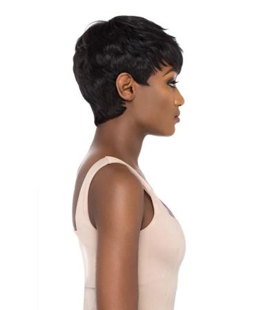 Outre Human Hair Wig Duby Pixie Mohawk Wig in 1B - Stylish and Chic - Buy Online on GoSupps.com
