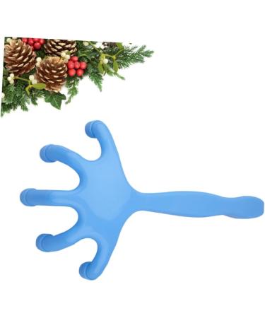 Fomiyes Mini Blue Massage Device - 5-Head Scalp & Full Body Massager for Ultimate Relaxation - Buy Online on GoSupps.com