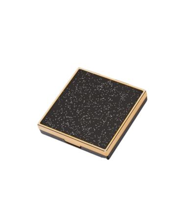 NOLITOY 1pc Eyeshadow Metal Nail File Small Empty Eye Shadow Pallet Eye Shadow Box Powder Box Magnetic 1 count (Pack of 1) Black