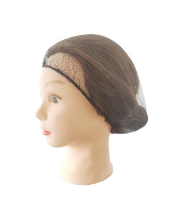 20pcs Disposable Bouffant Hair Net Caps Stretchable Nylon Hairnets for Food Service Kitchen Hair Salon (Black) - Buy Online on GoSupps.com