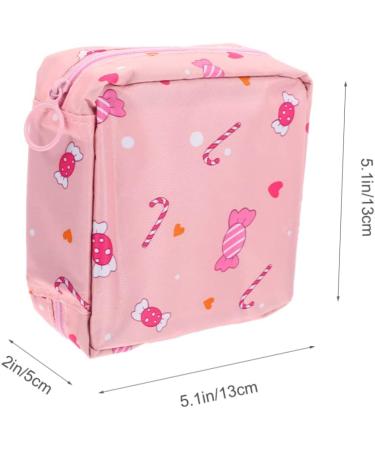 SEWOART Travel Wallet Napkin Storage Bag Set - Women's Cute Zip Wallet for Period Pads and Feminine Products - Buy Online on GoSupps.com