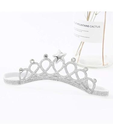 Princess Crown Headband for Baby Girls | Elastic Cloth Hairband & Photo Prop | International Shipping Available - Buy Online on GoSupps.com