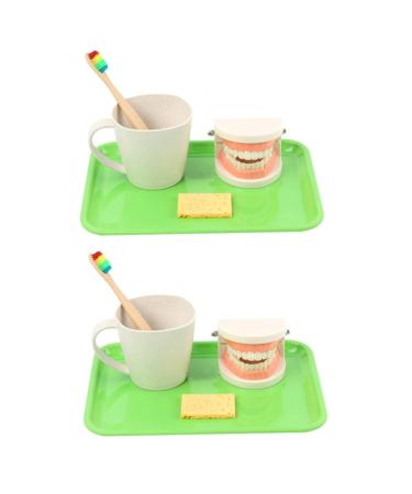 Minkissy 2 sets toy for early dental education Clean children toilet article set abdominal muscles reusable reusable