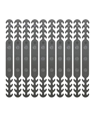 10/20 pieces of silicone-face ear hooks adjustable slip-resistant extension closure anti-lure belonging buckle strap for children adults china pp black 20 pieces PP black 20 pieces China
