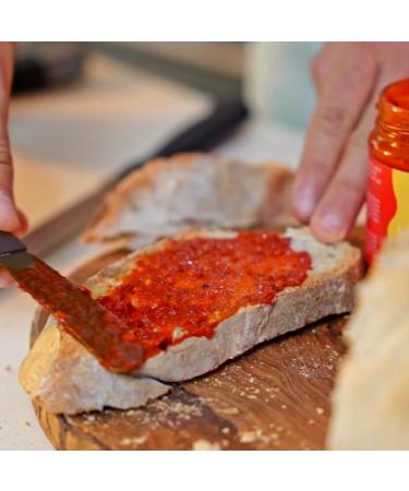  Tutto Calabria Tutto Calabria Artisanal Nduja from Spilinga spreadable and creamy salami in a 170g jar Ideal for aperitifs bruschetta and pizza (pack of 3) - Buy Online on GoSupps.com