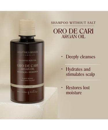 AMAZONICA BELEZA Oro de Cari Shampoo 10.1 Oz | Hydrate & Repair Moisture for Dry Hair - International Shipping Available - Buy Online on GoSupps.com