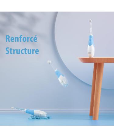 Buy Seago SG513 Electric Toothbrush for Kids 6 Months to 4 Years | LED Light Smart Timer Waterproof IPX7 - Light Blue - Buy Online on GoSupps.com