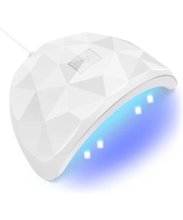 LED Nail Lamp Gel Nail Light For 54W Dryer With Timers Manicure Auto Sensor Professional Nail Art Tools Nail Dryer Light Lamp Pink B - Buy Online on GoSupps.com