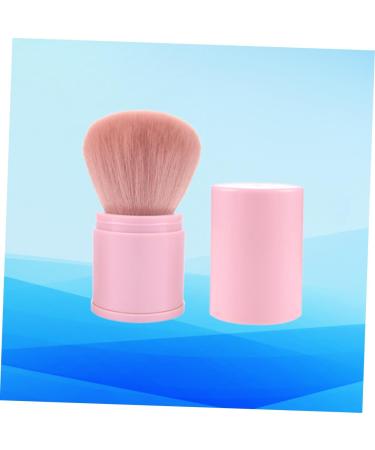 Beavorty Portable Powder Brush powder cream brush face Buffing brush Loose Powder Makeup Blush Brush Cosmetic Buffing Retractable concealer Miss stippling neck 8.3x3.3cm Pink - Buy Online on GoSupps.com
