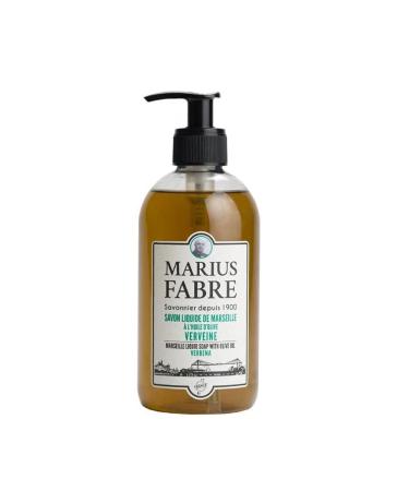 Marius Fabre Marseilles Liquid Soap Verbena 400 Ml 13.5 Fl Oz