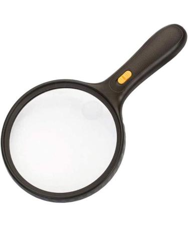 Professional Hand-held Magnifier Handheld Magnifier Reading Lens Loupe Black Full of Stars