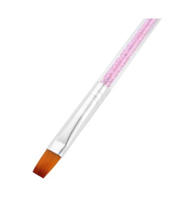 7pcs Acrylic Nail Art Brush Set - Flat Liner & UV Gel Brushes for 3D Designs | International Shipping Available - Buy Online on GoSupps.com