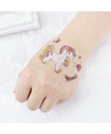 Mocossmy Princess Temporary Tattoos for Kids - 9 Sheets Mermaid Princess Animals Butterfly - Waterproof Fake Tattoos for Girls Birthday Party - DIY Crafts & Body Decoration - Buy Online on GoSupps.com