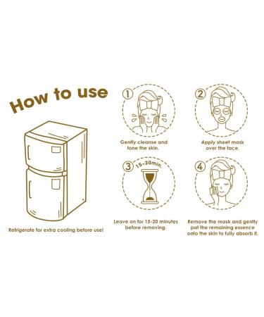 Soothing Silk Mask for All Skin Types - 5 Sheets | Relax & Nourish Your Skin - Buy Online on GoSupps.com