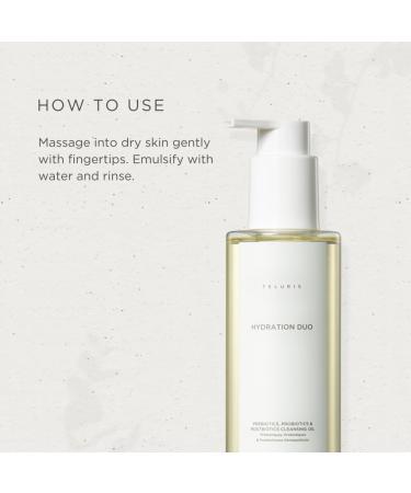 Teluris Hydration Duo Pre Pro & Postbiotics Cleansing Oil Cleansing and make up removing oil (150ml) - Buy Online on GoSupps.com