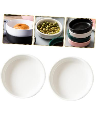 MAGICLULU 4 Pcs Sauce Dish Vinegar Dish Olive Oil Dipping Dishes Appetizer Dishes Japanese Soy Sauce Dishes Small Ceramic Bowls Sauce Serving Dipping Bowls Fries Cooking Ceramics re-usable 9X9X2.5CMx2pcs Whitex2pcs - Buy Online on GoSupps.com
