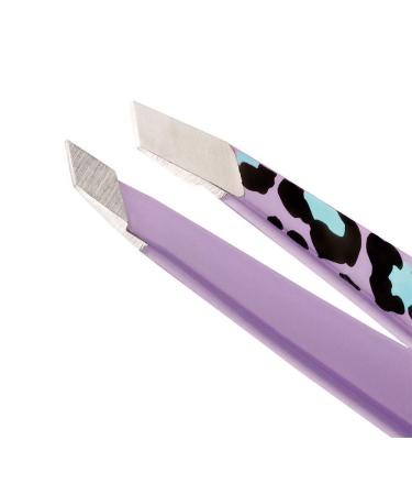 Tweezerman Slant Tweezer - Animal Print | Precision Hair Removal Tool - Buy Online on GoSupps.com