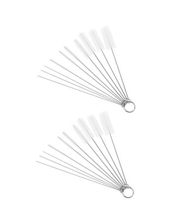 Gleavi 20th cleaning brush Multifunctional brush nylon brush straw from stainless steel water bottle straw keyboards -hose brush pipe cleaner household pipe brush glass brush