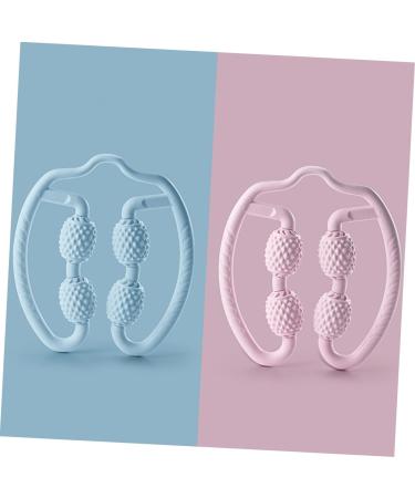JOJOFUNY Yoga Massager - 2 Pack Muscle Roller - Pain Relief & Relaxation for Legs Neck & Shoulders - Best Anti-Roller Massage Device | International Shipping - Buy Online on GoSupps.com