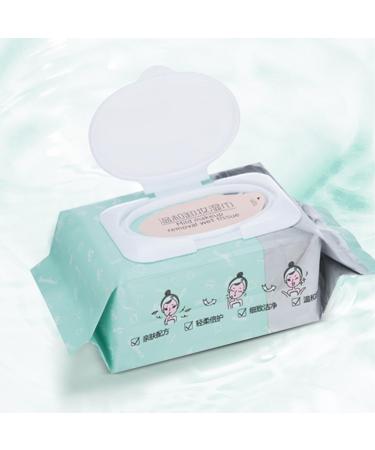 Masyrt High-efficiency makeup remover wipes for eyes lips and face providing deep cleansing. No greasy feeling refreshing after use 80 wipes