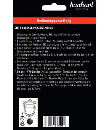 Hanhart Alpha Electronic Stopwatch - Digital Sports Timer for Sports & Leisure | International Shipping Available - Buy Online on GoSupps.com