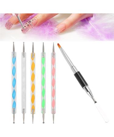 Demeras Angled Mascara Painting Tool Manicure 19x7x2 Nail Art Dotting Pen Manicure Tool Set Doubleend Uv Gel Painting Pen Manicure Accessories - Buy Online on GoSupps.com