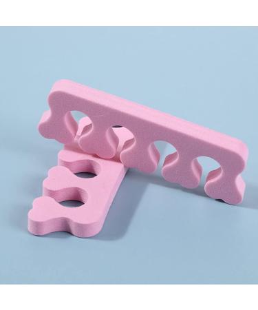 Pink 100 Pcs Disposable Soft Sponge Toe Finger Separators for Pedicure - Buy Online on GoSupps.com