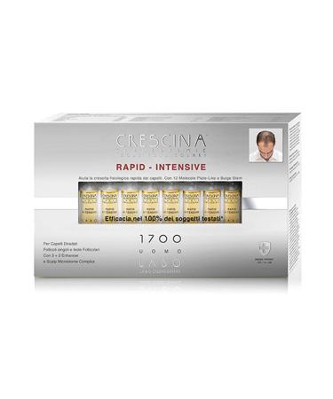 Labo Crescina Transdermic RAPID-INTENSIVE for hair growth 1700 Men 40 ampoules for hair growth