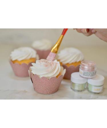 Bakell Rose Gold Tinker Dust 5g | KOSHER Certified Edible Glitter for Cakes, Cupcakes, Cake Pops, Drinks | Rose Gold Dust - Buy Online on GoSupps.com