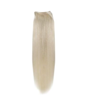 Full Shine 22 Human Hair Clip In Half Wig #60 White Blonde - 150g Real Hair Extension U Part Glueless Half Part Wig - Buy Online on GoSupps.com