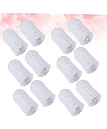 BESPORTBLE Silicone Gel High Heel Protectors - 6 Pairs/12pcs Toe Caps for Running & Protection Tools - White 4.5X2.1 cm - Buy Online on GoSupps.com
