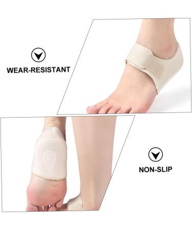 FRCOLOR Silicone Heel Covers - Comfortable Plantar & High Heel Protectors | Cushioned Stress Relief - 1 Pair - Buy Online on GoSupps.com