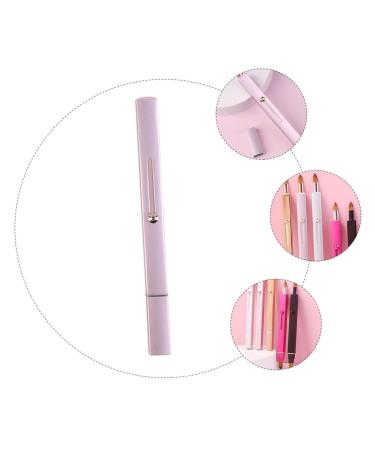 Buy Housoutil Dual-Purpose Lip & Concealer Brush - Mini Telescopic Makeup Brush for Lipsticks & Gloss - Pink Cosmetic Tool - Buy Online on GoSupps.com