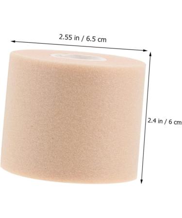 Hemoton 4 Rolls Sports Bandage Exercise Handles Soccer Tape Football Wristbands Pre Wrap - Skin Color - 6.5x6.5x6cm - Foam Underwrap Tape for Hair & Athletic Use - Fitness Skin Film - Buy Online on GoSupps.com