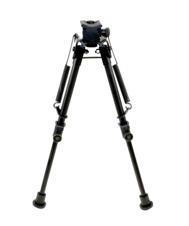 Sniper BP08 Spring Loaded Legs Compact Precision Bipod, Black