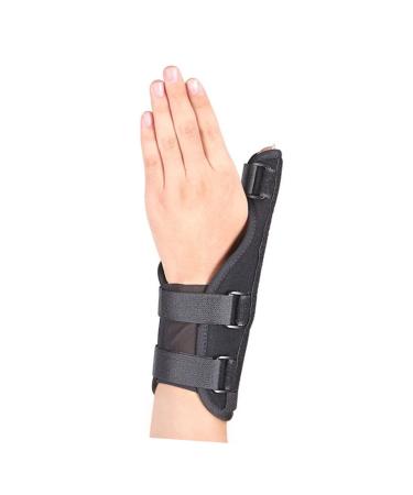 BESPORTBLE Thumb Protector Splint - Right Hand Wrist Brace with Aluminum Support - Thumb & Finger Protection Black 23x8.5x1cm - International Shipping Available - Buy Online on GoSupps.com